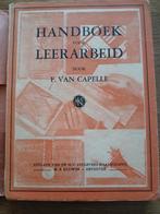 Handboek voor leerarbeid, uit 1933, Ophalen of Verzenden, F. van Capelle
