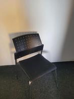 12 Kantine/Vergaderstoelen - Zwart, Ophalen, Gebruikt, Modern, Vijf, Zes of meer stoelen