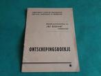 KNIL ontschepingsboekje NL leger soldaat Ned Indie, Verzenden, Landmacht, Nederland, Overige typen