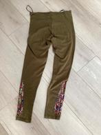 Nieuwe legging met.kraaltjes en lovertjes l/xl khaki kleur, Legging, Supertrash, Verzenden, Nieuw