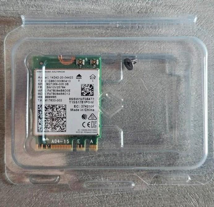 Intel AX210 WiFi 6E Netwerkkaart - Laptop PC internet, Computers en Software, Netwerkkaarten, Nieuw, Intern, Ophalen of Verzenden