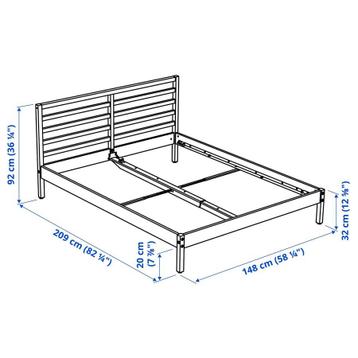 Ikea bedframe zo goed als nieuw! - afbeelding 2
