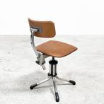Vintage Gispen bureaustoelen, info en prijs in omschrijving., Ophalen, Gebruikt, Twee, Bruin