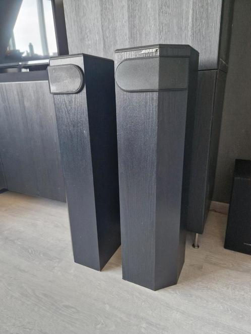 Bose 501 series V, speakers, getest en werkt, Audio, Tv en Foto, Luidsprekers, Gebruikt, Front, Rear of Stereo speakers, Bose