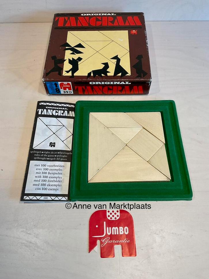 Tangram van Jumbo, Hobby en Vrije tijd, Gezelschapsspellen | Bordspellen, Gebruikt, Ophalen of Verzenden