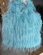 Fluffy aqua blauw hand/ schouder tasje, Ophalen of Verzenden, Nieuw, Blauw, Schoudertasje