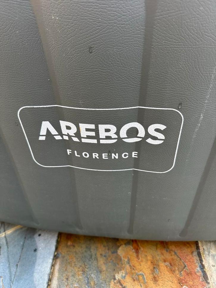 Arebos Florence Opblaasbare Jacuzzi, Tuin en Terras, Bubbelbaden en Hottubs, Zo goed als nieuw, Opblaasbaar, Filter, Inbouw, Ophalen of Verzenden