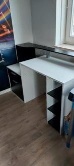 Zwart wit bureau, Ophalen, Gebruikt, Bureau