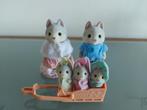 Sylvanian Families Wolf Familie met Slee, Ophalen of Verzenden, Zo goed als nieuw, Overige typen