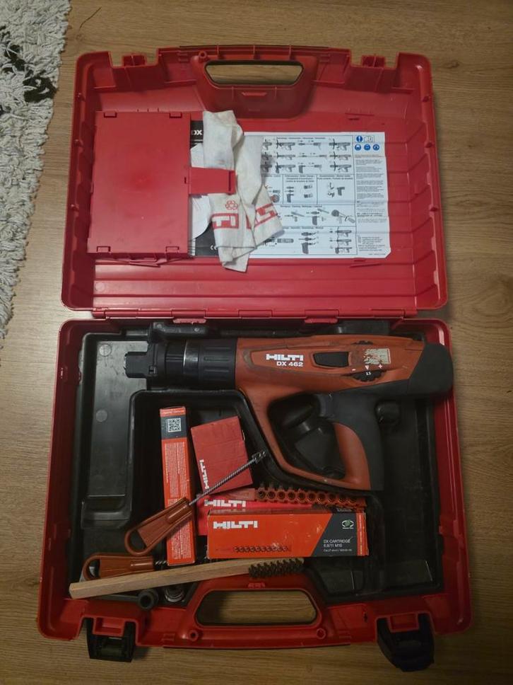 Hilti DX 462 Kruitschiethamer - Complete Set, Doe-het-zelf en Verbouw, Gereedschap | Overige machines, Ophalen of Verzenden