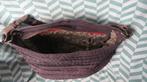 Aunts en Uncles, leren tas, aubergine paars, schoudertas, Overige merken, Paars, Ophalen of Verzenden, Zo goed als nieuw