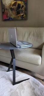 bijzettafel / laptoptafel, Huis en Inrichting, Tafels | Bijzettafels, Ophalen, Minder dan 55 cm, Gebruikt, Rond