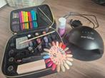 Pink gellac set, gellak incl. markers, elektrische vijl, etc, Ophalen of Verzenden, Zo goed als nieuw, Handen en Nagels