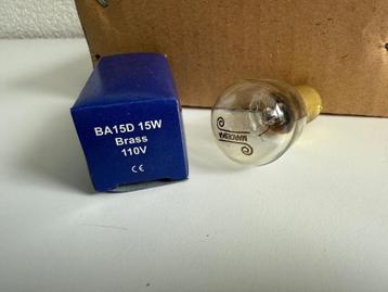 BA15D 15W, 110V naaimachinelampje beschikbaar voor biedingen