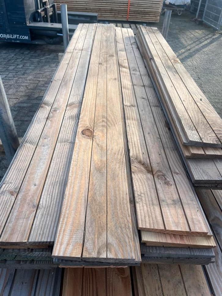 Douglas rest hout 50x150 rabat delen  50x75 balken regels, Doe-het-zelf en Verbouw, Hout en Planken, Nieuw, Plank, Overige houtsoorten