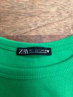 Zara Topje Groen Maat L, Kleding | Dames, Tops, Maat 42/44 (L), Ophalen of Verzenden, Zo goed als nieuw, Zonder mouw