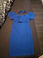 Kobalt blauwe jurk met choker, Nieuw, Blauw, Maat 38/40 (M), Ophalen of Verzenden