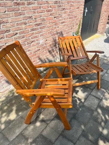 Heerlijke verstelbare stoelen ligstoel tuinstoel 