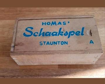 Wedstrijd schaakstukken, schaken, Homas Staunton A  beschikbaar voor biedingen