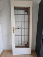 Opdekdeur 73x201 rechtsdraaiend, Doe-het-zelf en Verbouw, Ophalen, Zo goed als nieuw, Binnendeur, 200 tot 215 cm