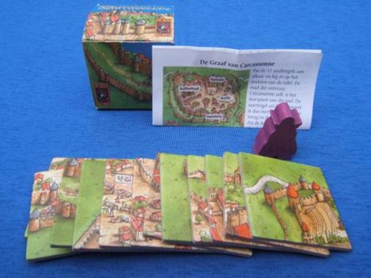 Carcassonne de graaf van Carcassonne nr. 999CAR07-02, Hobby en Vrije tijd, Gezelschapsspellen | Overige, Zo goed als nieuw, Ophalen