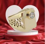 Zware 18 karaat Gouden Rolex Herenring 0.75 crt Diamant