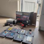Nintendo NES action set compleet, Ophalen of Verzenden, Gebruikt, Met 2 controllers, Met games