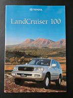 Brochure Toyota Landcruiser 100 1998, Boeken, Ophalen of Verzenden, Zo goed als nieuw, Toyota