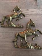 2 messing paarden ornamenten, Ophalen