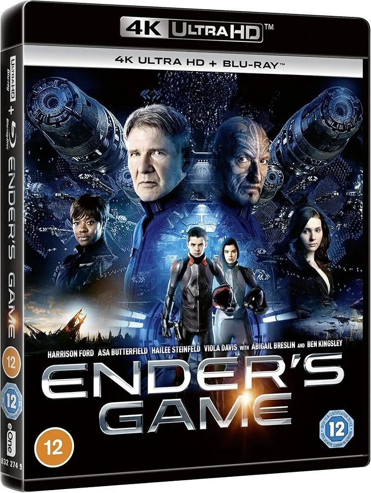 Ender's Game 4K UHD/Ultra HD Blu-Ray UK (Geseald), Ophalen of Verzenden, Nieuw in verpakking, Actie