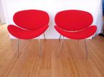 2x Orange Slice fauteuil / replica / rood / Pierre Paulin, Ophalen, Gebruikt, 75 tot 100 cm, 75 tot 100 cm