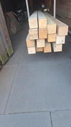 10 vierkante palen, Tuin en Terras, Ophalen, Zo goed als nieuw, 250 cm of meer, Balken
