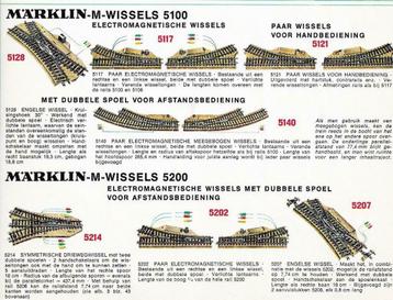 Marklin rails, wissels en seinen - ALLE NUMMERS BESCHIKBAAR beschikbaar voor biedingen