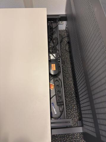 Drentea Elektrische zit-sta duo-bureau 140x80xH62-128, 125st - afbeelding 5