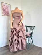 ZP DESIGN baljurk maat L - lichtbruin - strapless, Maat 38/40 (M), Galajurk, Bruin, Ophalen of Verzenden