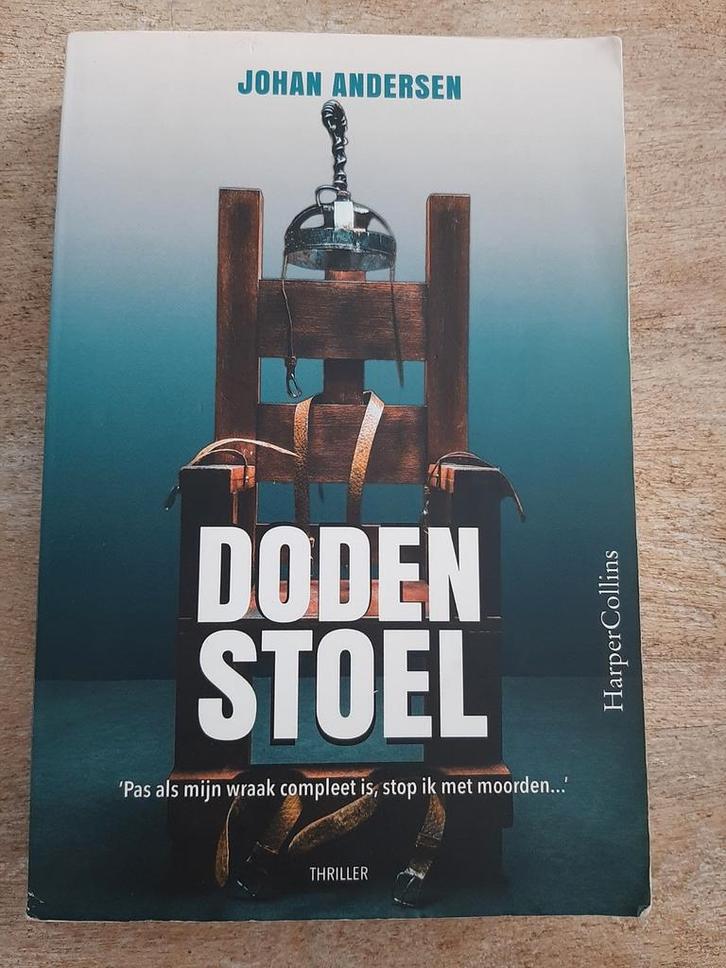 Johan Andersen - Dodenstoel, Boeken, Thrillers, Gelezen, Nederland, Ophalen of Verzenden