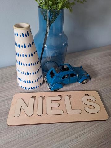 Houten Naam Puzzel - Persoonlijk Kraamcadeau beschikbaar voor biedingen