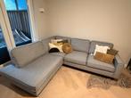 Grijze hoekbank in goede staat, Huis en Inrichting, Ophalen, Zo goed als nieuw, Stof, Modern