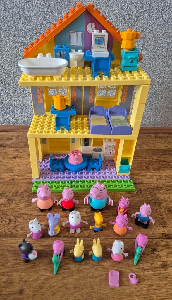 BIG Bloxx Peppa Pig Familiehuis, Kinderen en Baby's, Speelgoed | Bouwstenen, Gebruikt, Ophalen of Verzenden