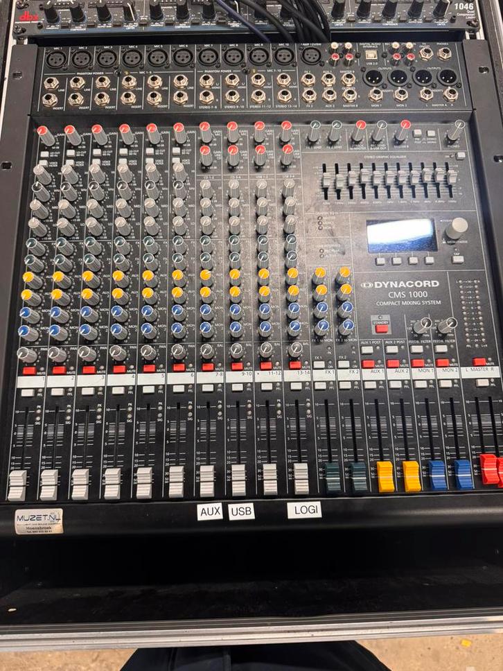 Dynacord Cms-1000, Muziek en Instrumenten, Mengpanelen, Zo goed als nieuw, 10 tot 20 kanalen, Ophalen of Verzenden