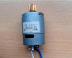 Electromotor gelijkstroom met messing tandwiel, Ophalen of Verzenden, Zo goed als nieuw