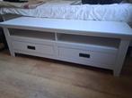 Houten tv kastje wit, Huis en Inrichting, Ophalen, Gebruikt, 100 tot 150 cm, Leen Bakker
