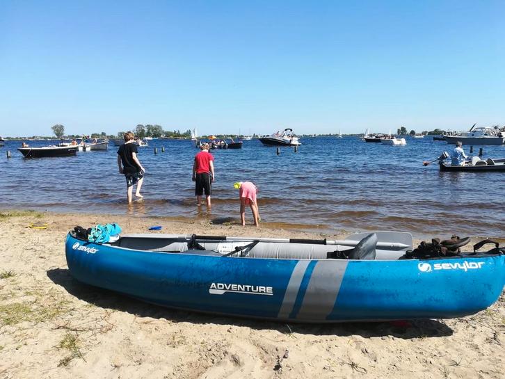 Opblaasbare Sevylor Adventure Kano, Watersport en Boten, Kano's, Zo goed als nieuw, Overige typen, Twee personen, Ophalen