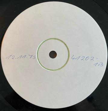The Four Tops: Single Sided Test Pressing, White Label UNIEK beschikbaar voor biedingen