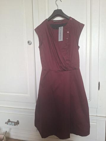 Cora Kemperman jurk Burgundy/ donkerrood S/M Nieuw   beschikbaar voor biedingen