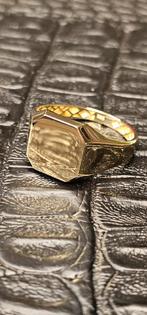 Prachtige zegelring 14karaat Goud, Heer, Nieuw, Ophalen of Verzenden, Goud