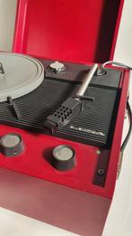 Lesa vintage retro platenspeler  rode kist. Stand-alone. S41, Audio, Tv en Foto, Platenspelers, Overige merken, Gebruikt, Ophalen of Verzenden