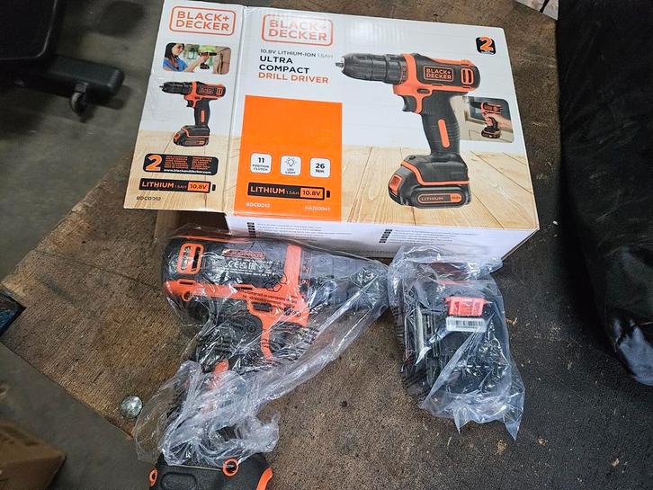 Black en decker boormachine, Doe-het-zelf en Verbouw, Gereedschap | Boormachines, Zo goed als nieuw, Ophalen of Verzenden