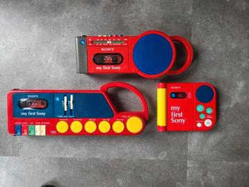 My first Sony diversen radio cassettespeler beschikbaar voor biedingen