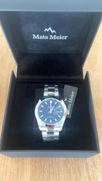 Mats Meier Grand Cornier herenhorloge NIEUW, Overige merken, Staal, Staal, Polshorloge